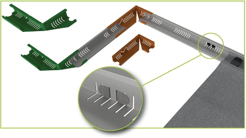 KLS kavicsszegély szerelési útmutató – lépésről lépésre telepítési folyamat