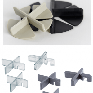 FK keresztillesztő távtartók különböző színekben, burkolólapok közötti hézagokhoz.